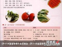 1岁8个月宝宝食谱大全及做法图解 1岁8个月宝宝食谱大全及做法