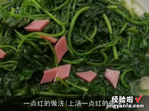 上汤一点红的做法 一点红的做法