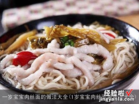 1岁宝宝肉丝面条做法大全 一岁宝宝肉丝面的做法大全