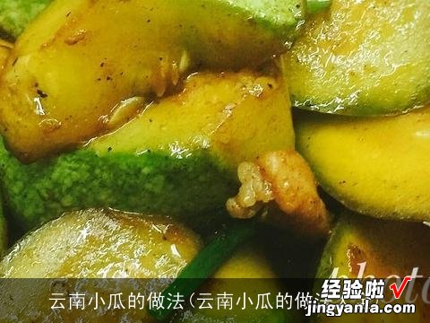 云南小瓜的做法大全 云南小瓜的做法