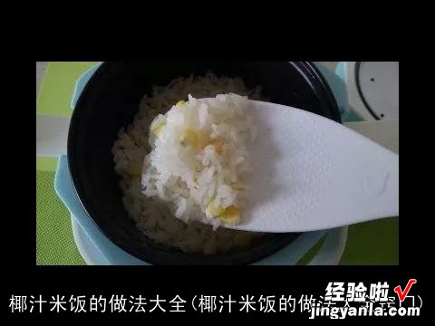 椰汁米饭的做法大全窍门 椰汁米饭的做法大全