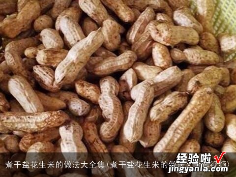 煮干盐花生米的做法大全集视频 煮干盐花生米的做法大全集