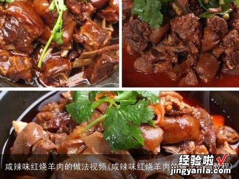 咸辣味红烧羊肉的做法视频教程 咸辣味红烧羊肉的做法视频