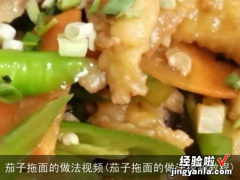 茄子拖面的做法视频教程 茄子拖面的做法视频