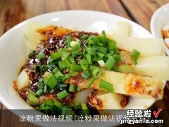 凉粉果做法视频教程 凉粉果做法视频