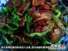 四川青椒炒腊肉的做法大全集视频 四川青椒炒腊肉的做法大全集