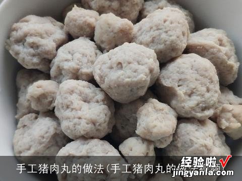 手工猪肉丸的做法视频 手工猪肉丸的做法