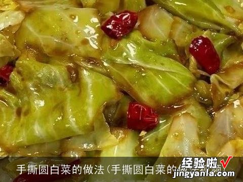 手撕圆白菜的做法视频 手撕圆白菜的做法