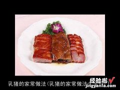 乳猪的家常做法大全窍门 乳猪的家常做法