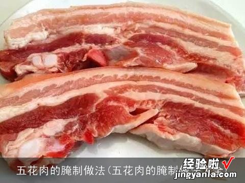 五花肉的腌制做法大全 五花肉的腌制做法