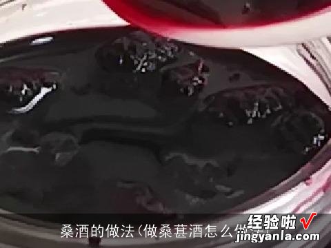 做桑葚酒怎么做法 桑酒的做法