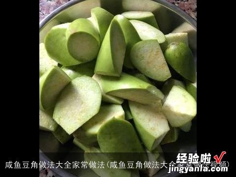 咸鱼豆角做法大全家常做法视频 咸鱼豆角做法大全家常做法