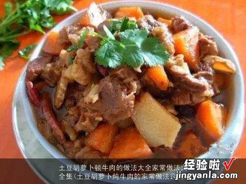 土豆胡萝卜炖牛肉的家常做法窍门 土豆胡萝卜顿牛肉的做法大全家常做法大全集