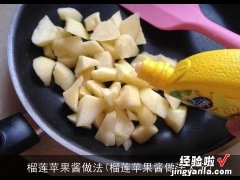 榴莲苹果酱做法大全 榴莲苹果酱做法