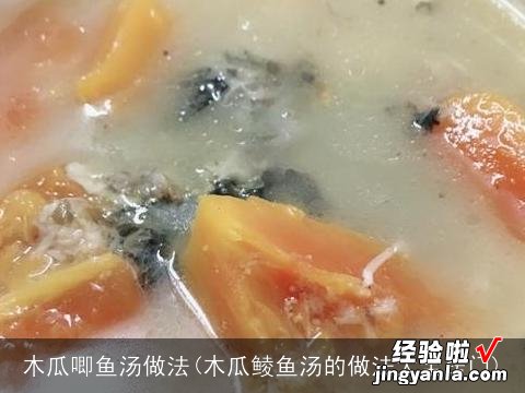 木瓜鲮鱼汤的做法大全窍门 木瓜唧鱼汤做法