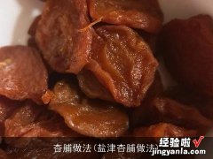 盐津杏脯做法 杏脯做法