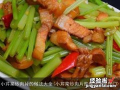 小芹菜炒肉片的做法大全窍门 小芹菜炒肉片的做法大全