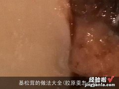 胶原羹怎么吃 基松茸的做法大全