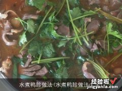 水煮鸭胗做法大全 水煮鸭胗做法