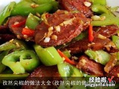 孜然尖椒的做法大全视频 孜然尖椒的做法大全