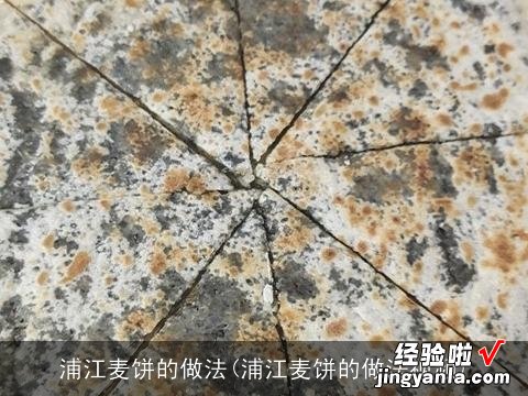 浦江麦饼的做法视频 浦江麦饼的做法