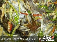 清蒸金滩头鱼的做法大全 清蒸金滩头鱼的做法