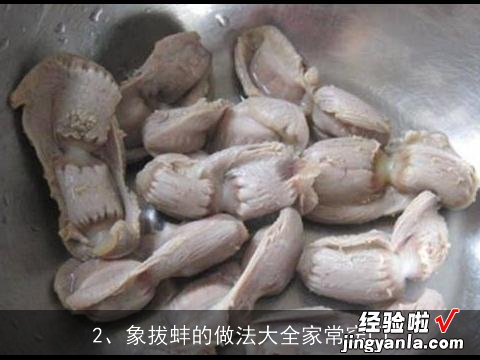象拔蚌的做法大全家常窍门 家常象拔蚌的做法图解