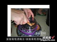 家酿葡萄酒做法大全 家酿葡萄酒做法