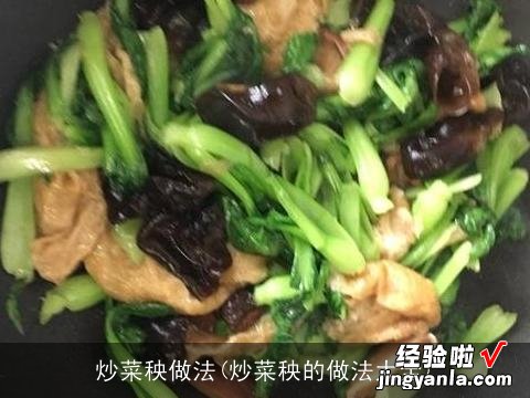 炒菜秧的做法大全 炒菜秧做法