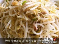 炒豆芽做法大全家常菜 炒豆芽做法大全