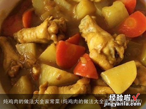 炖鸡肉的做法大全家常菜视频教程 炖鸡肉的做法大全家常菜