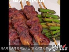 日式烤猪肉串的做法大全视频 日式烤猪肉串的做法大全