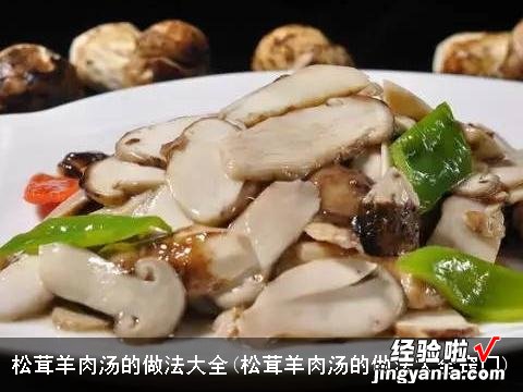 松茸羊肉汤的做法大全窍门 松茸羊肉汤的做法大全