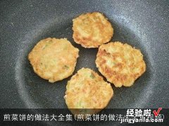 煎菜饼的做法大全集视频 煎菜饼的做法大全集