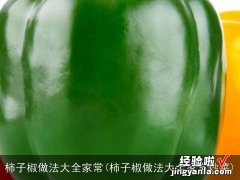 柿子椒做法大全家常炒菜 柿子椒做法大全家常