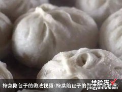 榨菜陷包子的做法视频教程 榨菜陷包子的做法视频