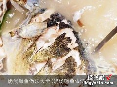 奶汤鳜鱼做法大全窍门 奶汤鳜鱼做法大全