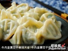 牛肉韭黄饺子做法大全窍门 牛肉韭黄饺子做法大全