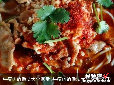 牛瘦肉的做法大全家常窍门 牛瘦肉的做法大全家常