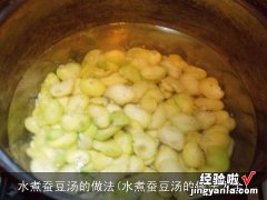 水煮蚕豆汤的做法大全 水煮蚕豆汤的做法