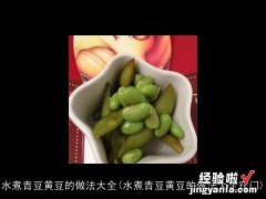 水煮青豆黄豆的做法大全窍门 水煮青豆黄豆的做法大全