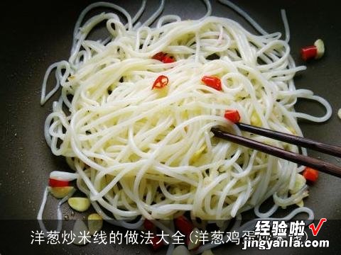 洋葱鸡蛋炒米线 洋葱炒米线的做法大全