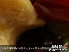 水煮麻辣肥肠的做法大全集视频 水煮麻辣肥肠的做法大全集