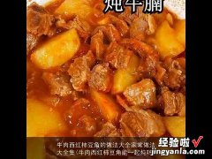 牛肉西红柿豆角能一起炖吗 牛肉西红柿豆角的做法大全家常做法大全集