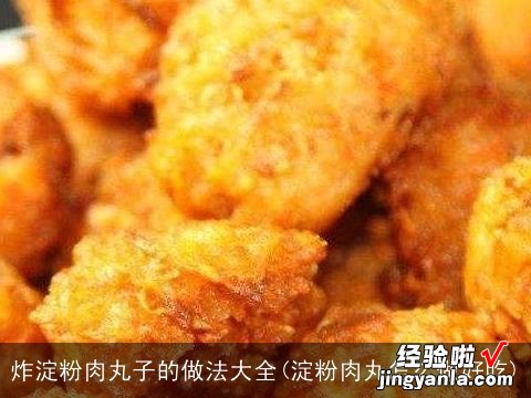 淀粉肉丸怎么做好吃 炸淀粉肉丸子的做法大全