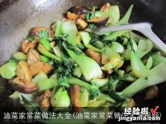 油菜家常菜做法大全视频 油菜家常菜做法大全