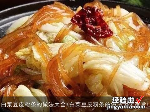 白菜豆皮粉条的做法大全家常 白菜豆皮粉条的做法大全