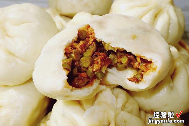 豆角酱肉包好吃有诀窍，教你调馅的正确方法用料，包子不好吃才怪