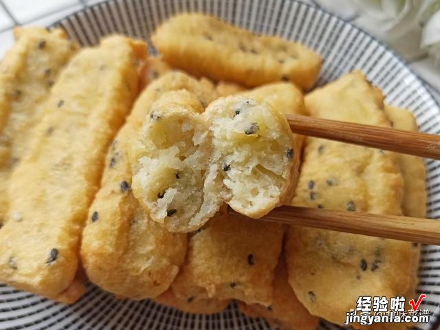 家中有糯米粉的试下这做法，外酥里糯，营养又解馋，比面包好吃