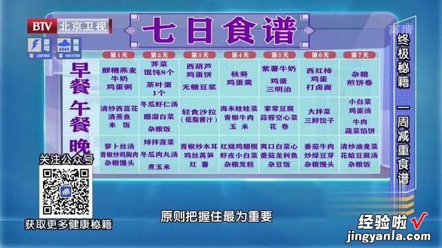 3个月减重50斤，全靠这份“7日减肥食谱”！三餐照着吃，吃好喝好轻松瘦，不反弹